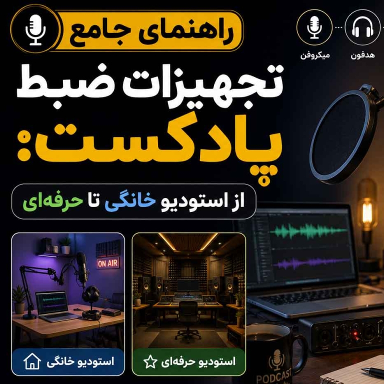مقالات 23 podcast accesorries th - استودیو فردا