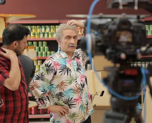 تولیدات استودیو فردا 14 جمشید بیات ترک کارگران و حمید گلی در نقش آقا پاشا در سریال دوقلوها