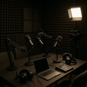 استودیو حرفه‌ای ضبط پادکست